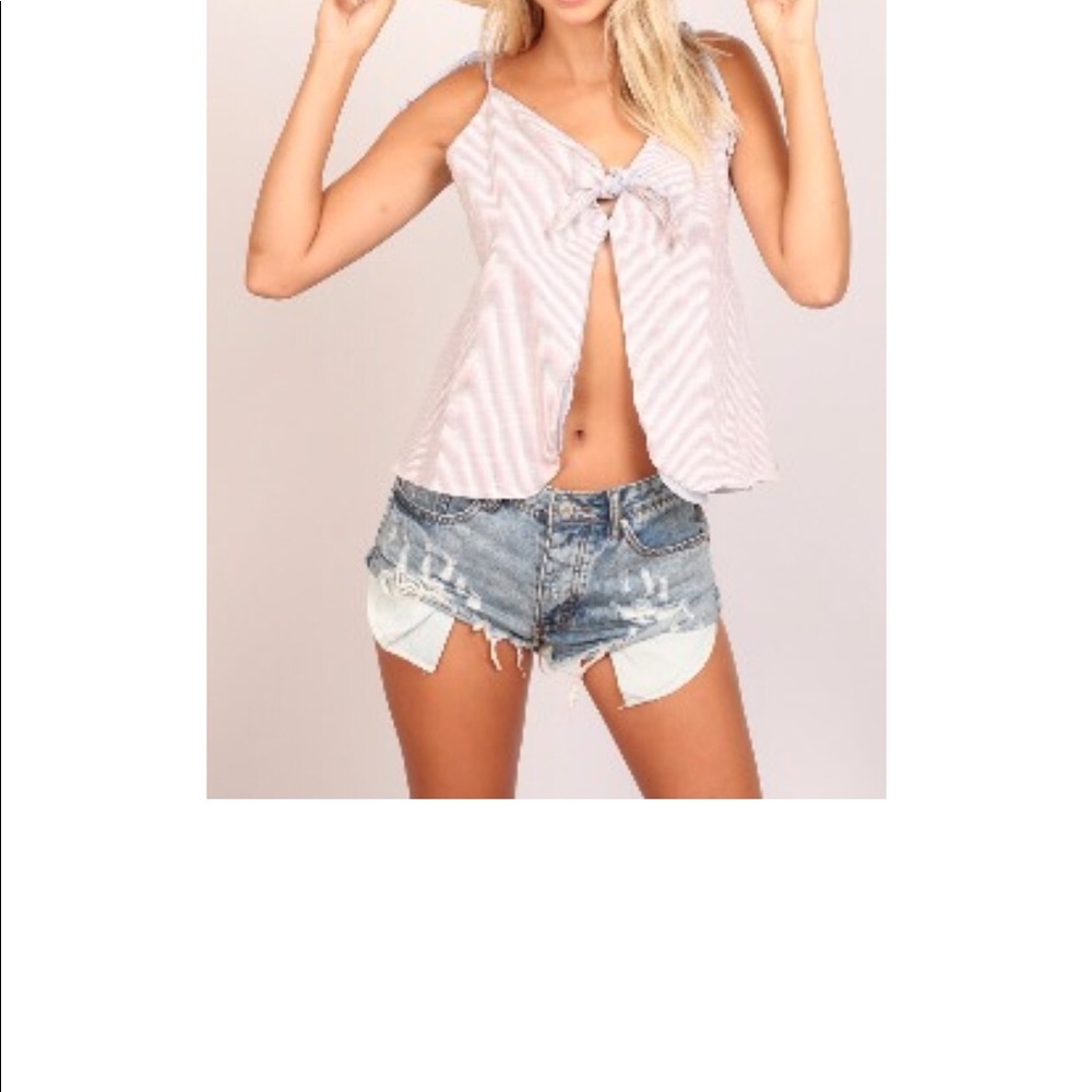 Cute Summer Slit Top
